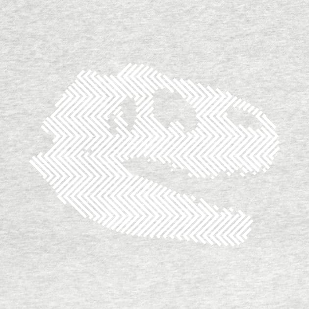 Tyrannosaurus Rex Skull by ClarkStreetPress